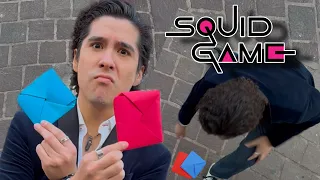 JUGUÉ LOS JUEGOS DEL CALAMAR EN LA CALLE CON DESCONOCIDOS (Ddakji)