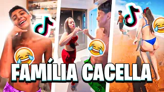 Os Vídeos Mais HILÁRIOS e ENGRAÇADOS da Família CACELLA - TENTE NÃO RIR 😂 Parte 1