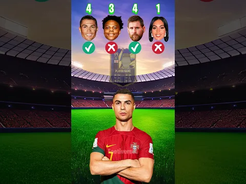 Ronaldo😈 vs Messi🤩 vs Georgina🥵 vs IShowSpeed☠️ - Ronaldo Asks