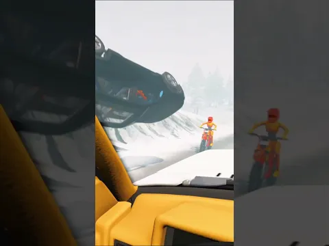 Winter Accident Scene #BeamNG Drive