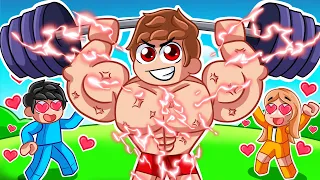 Gaste 100,000$ Para Ser SUPER FUERTE en Roblox!