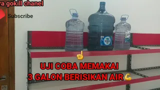 RAK DARI BESI SIKU LOBANG#RAK SINGLE LETER L#UJI COBA KEKUATAN RAK SINGLE