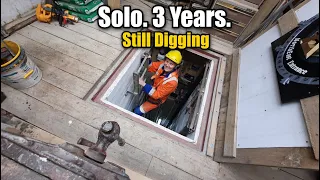 Man Builds an Underground Bunker Alone for 3 Years Start to Present Day