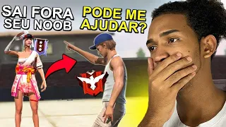 A MENINA DESUMILDE me HUMILHOU por não ter SKIN! 😧😭 FREE FIRE
