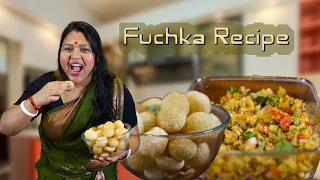 টক-ঝাল ফুচকা || Perfect Fuchka Recipe || Panipuri || golgappa
