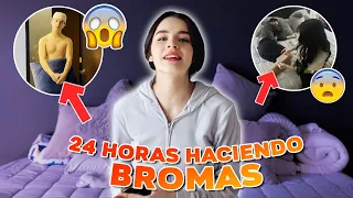 SE ME CAYÓ EL BEBÉ 😱 24 horas de bromas a CESAR 😂 | Carol Castro ❤️