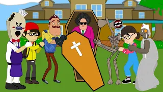 Scary Teacher vs Doctor Granny, Miss T Troll Nick Coffin Dance, Hello Neighbour, Squid Game