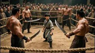 【武俠電影】日本武士功夫了得，怎料被中國少年一脚擊敗。