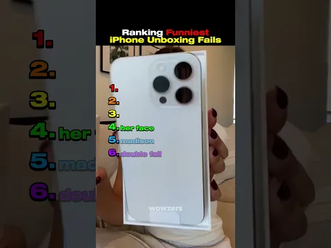 Ranking Funniest Iphone Unboxing Fails