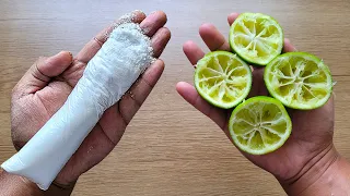 É só bater BICARBONATO e CASCA DE LIMÃO e não precisa mais comprar no mercado