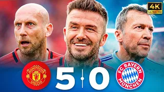 Manchester United Lehends 5-0 Bayern Munich Legends