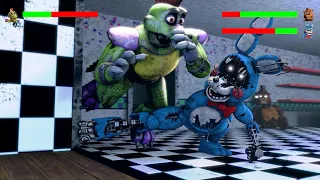 Top 5 FNAF Fighting Animations with Healthbars
