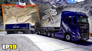 SALVEI UM CAMINHÃO QUEBRADO NOS CARACOLES CHILENOS 😱 EP19