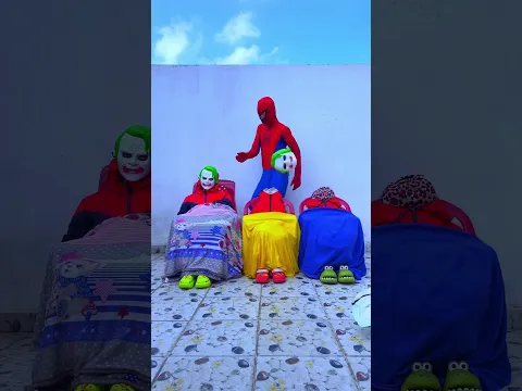 Spiderman looking for Joker 😂