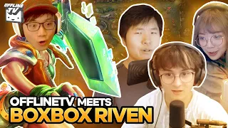OFFLINETV EXPERIENCES BOXBOX RIVEN