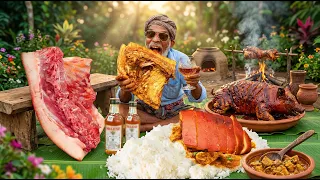 King Size PORK CURRY Party: Village Celebration Thug Life Man Edition! Next Level Moments #thuglife