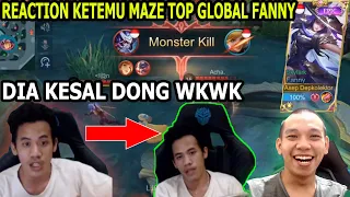 REACTION REAKSI TOP GLOBAL FANNY KETEMU HAYA GW ! DIA KESAL N MARAH DONG SAMA HAYA GW ! WKWKWK