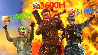 Asi Juega un TRIO de 20000 HORAS de RUST