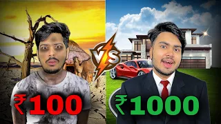 | Low to high budget survival challenge 24 hours !