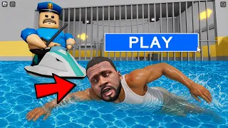 CAN FRANKLIN ESCAPE WATERPARK BARRY'S PRISON? 99% Fail To Escape This Waterpark Prison IN ROBLOX! 😱