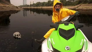 Coloquei um Jetski no Rio Tietê