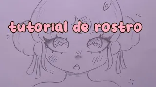 tutorial como dibujar rostros // animados ✨