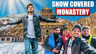 Snow Covered Monastery Looks Unreal! | Bhavesh |