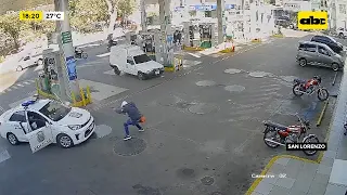 Enfrentamiento con intercambio de disparos entre policías y ladrones en San Lorenzo