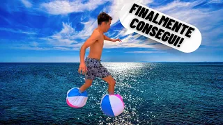 FINALMENTE CONSEGUI ANDAR SOB A ÁGUA?
