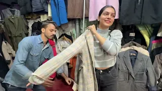 Sarojini nagar market winter collection | spring & fall K Drama outfits and shopping at Zara 🛍️