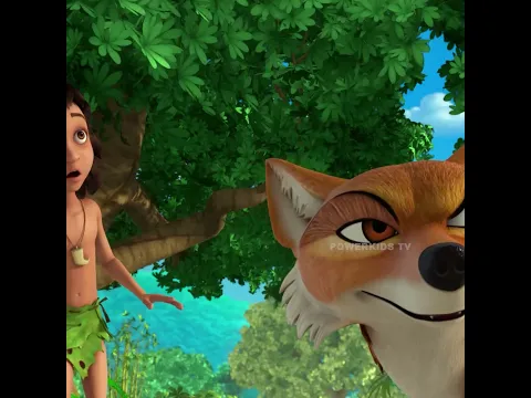 JUNGLE MAIN EK AUR INSAAN #powerkidsshorts #junglebook #mowgli #junglebookinhindi #baloo