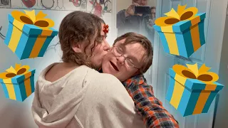 We surprised Gabe WITH THE BEST GIFT EVER!!