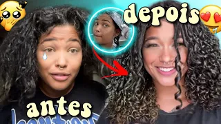 RECUPERANDO CABELO CACHEADO EM CASA 🤯