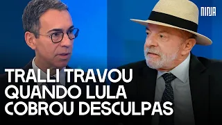 🔥Lula cobra desculpas da Globo pela Lava Jato ao vivo e Tralli só foge com desculpa esfarrapada🔥