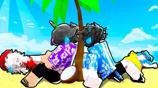 ATRAPADOS EN UNA ISLA DE BROOKHAVEN! 😱