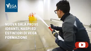Nuova Sala Prove Idranti, Naspi ed Estintori di Vega Formazione