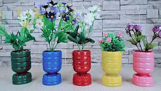 Cara Membuat Pot Bunga dari Botol Bekas