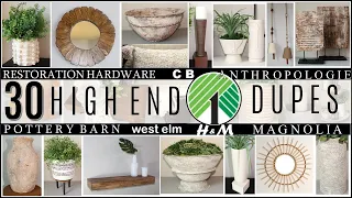 30 HIGH END DOLLAR DUPES | RH 🔸 POTTERY BARN 🔸 ANTHROPOLOGIE 🔸 WEST ELM 🔸 MAGNOLIA 🔸 H&M HOME