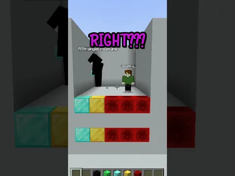 Minecraft Color Match 1,000,000+ Luck 😲 #minecraft  #shorts  #minecraftshorts