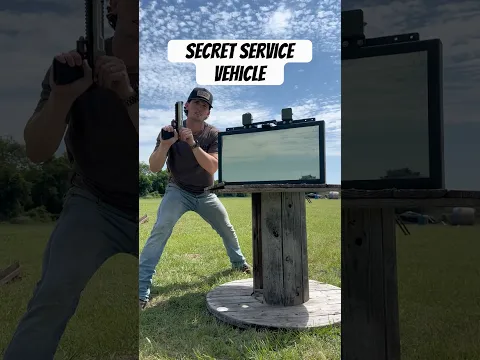Secret Service Suburban Window vs 50 Cal Sniper Rifle