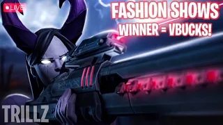 🔴REAL FORTNITE FASHION SHOW & HIDE & SEEK LIVE! 1 WIN = 1500 VBUCKS CUSTOM MATCHMAKING!