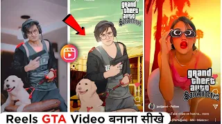 instagram reels GTA effect Tutorial | reels viral gta video editing  | reels new trend
