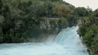 Huka Falls in New Zealand - an Amazing force of nature