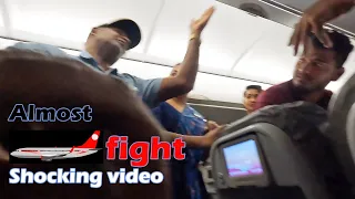 Almost fight inside the plane - Sri Lanka To India