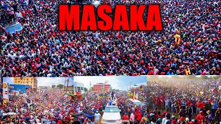 LIVE: H.E. Bobi Wine Heads to MASAKA - Its already Massive | Day 51