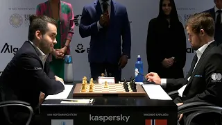 Nepo Messes With Magnus On Move 1