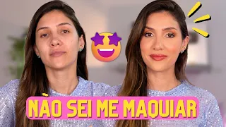 TUTORIAL de MAKE SUPER FÁCIL P/ QUEM NÃO SABE se MAQUIAR | PASSO A PASSO COMPLETO