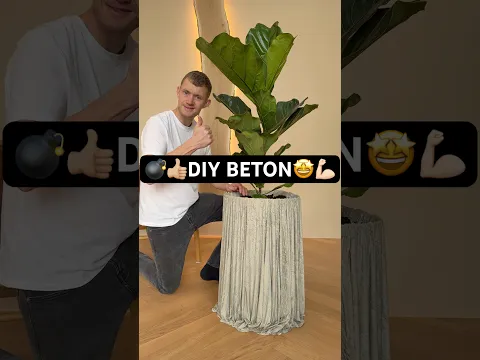 Lav en krukke/potte til dine blomster selv - DIY ud af to spande og stof