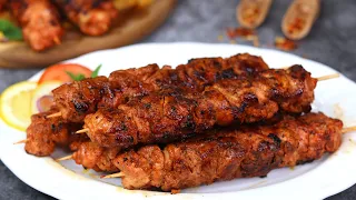 চুলায় তৈরি চিকেন শিক কাবাব / বিহারি কাবাব ( অল্প তেলে ঘরোয়া মসলায় তৈরি ) ॥ Chicken Seekh Kabab