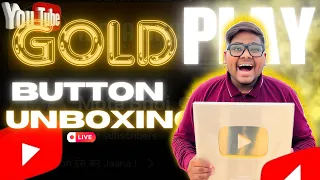 UNBOXING GOLDEN PLAY BUTTON ❤️🔥|| And Thoda Celebration 🎉😍|| #motabhoi #unboxing #goldenplaybutton